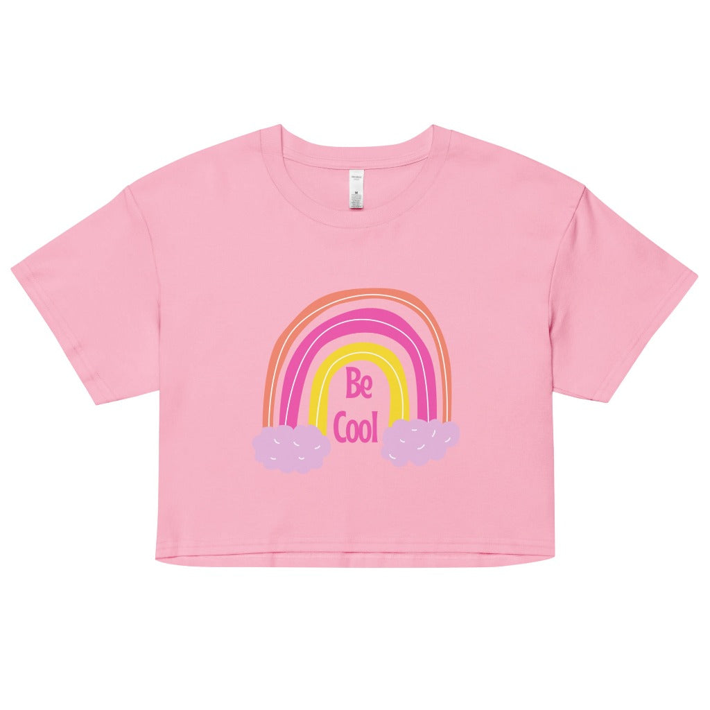 Be Cool Women’s Bubblegum crop Top