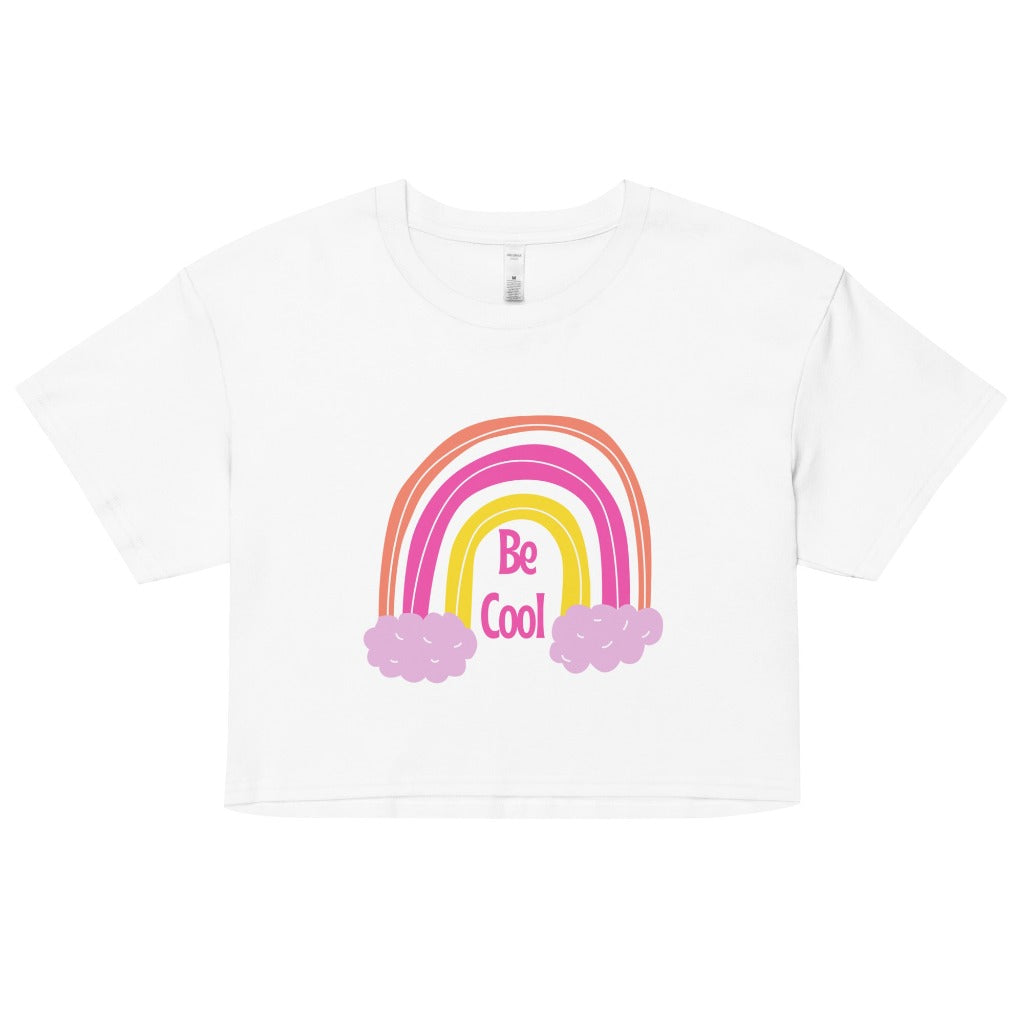 Be Cool Women’s White crop Top