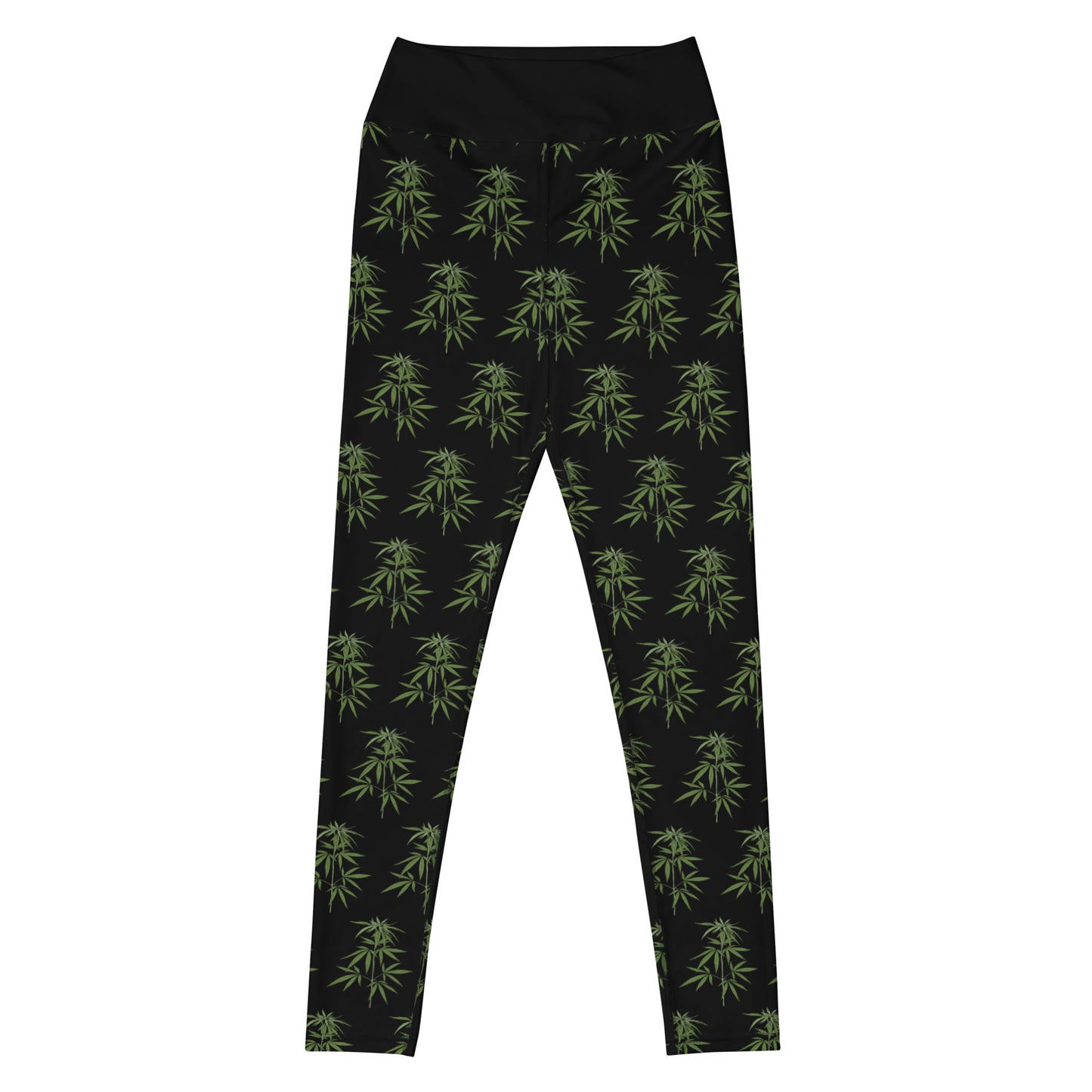 Canna Leaf Yoga Leggings