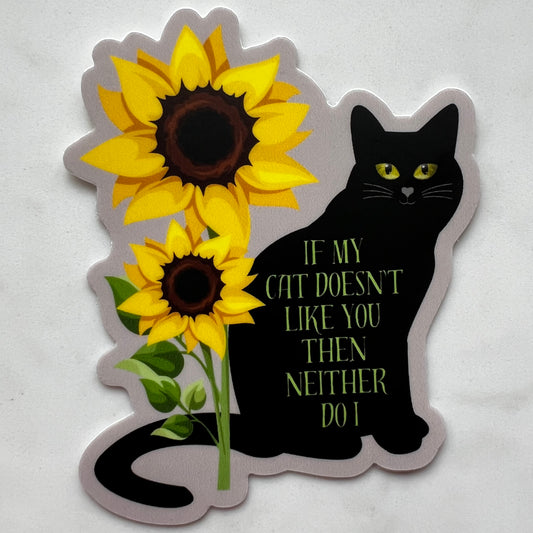 Cat Design Sticker