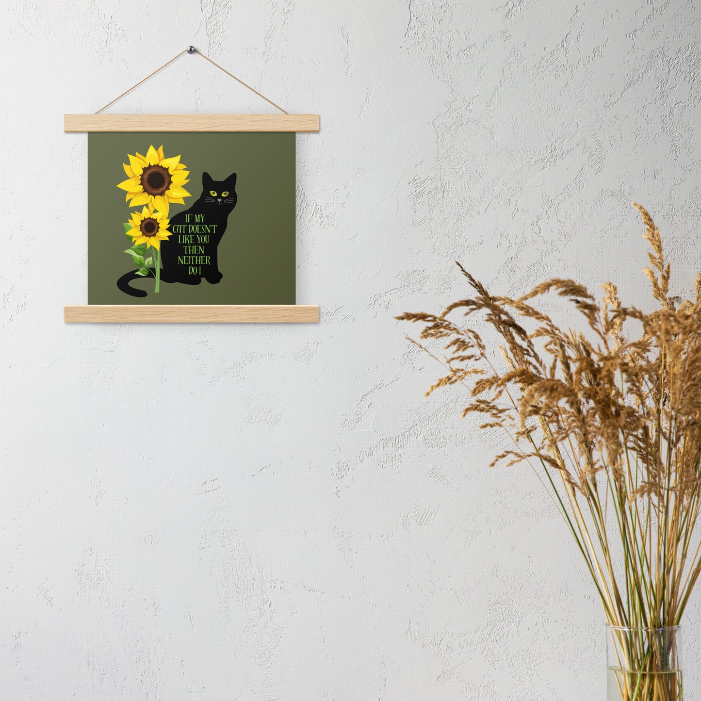 Cat Poster with hangers