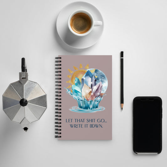 Celestial Harmony Sticker  Spiral notebook