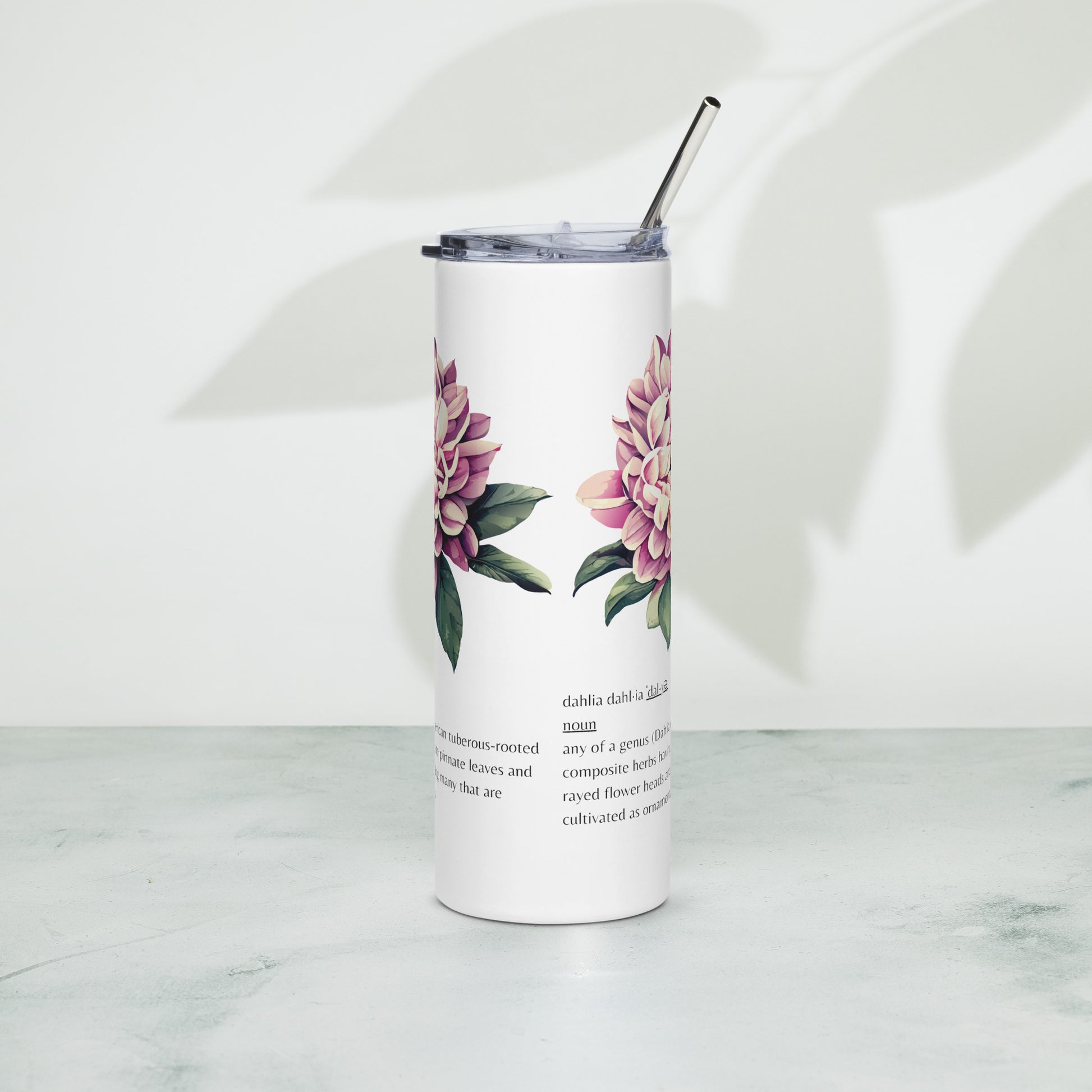 Dahlia Definition Stainless steel tumbler