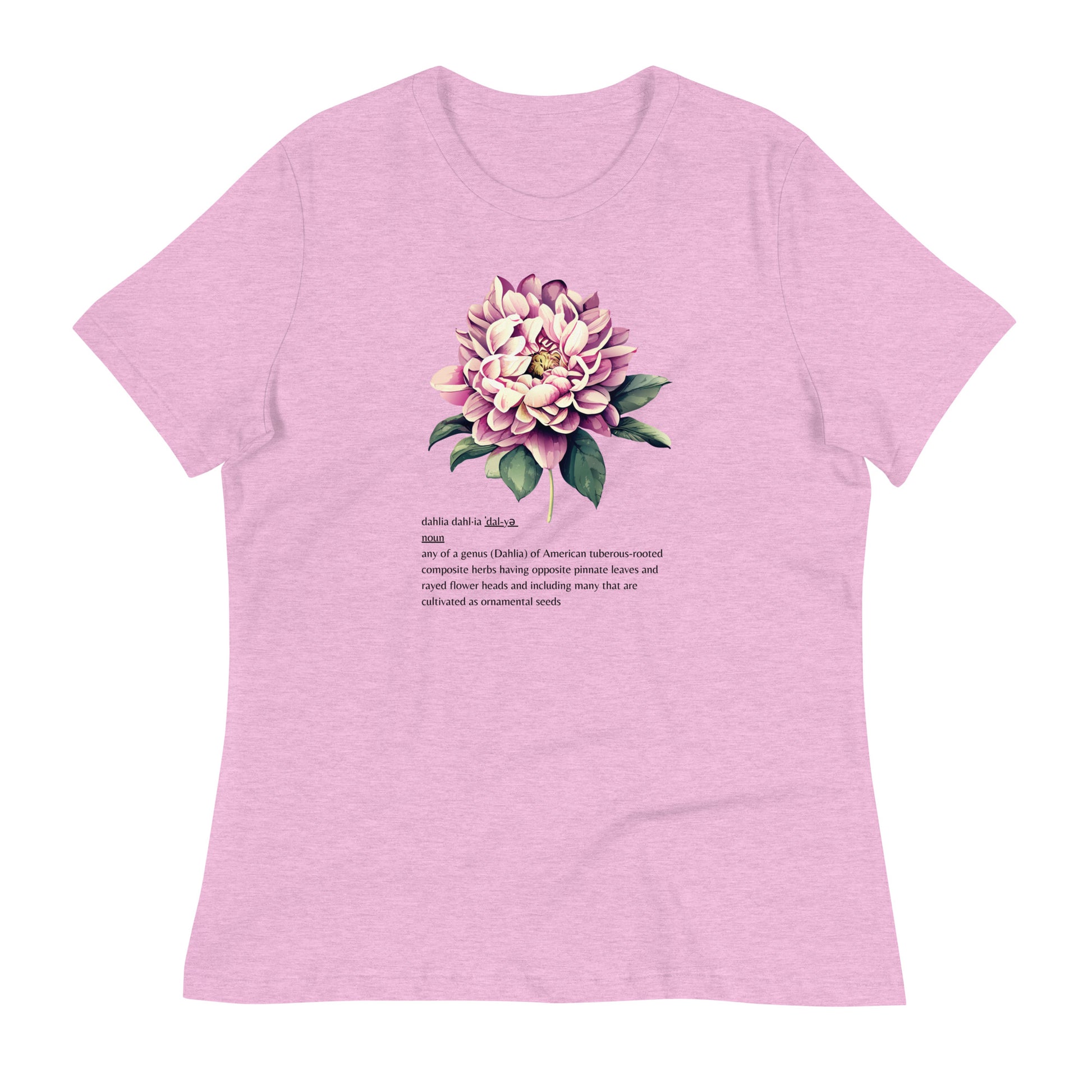 Dahlia Definition women's relaxed t-shirt