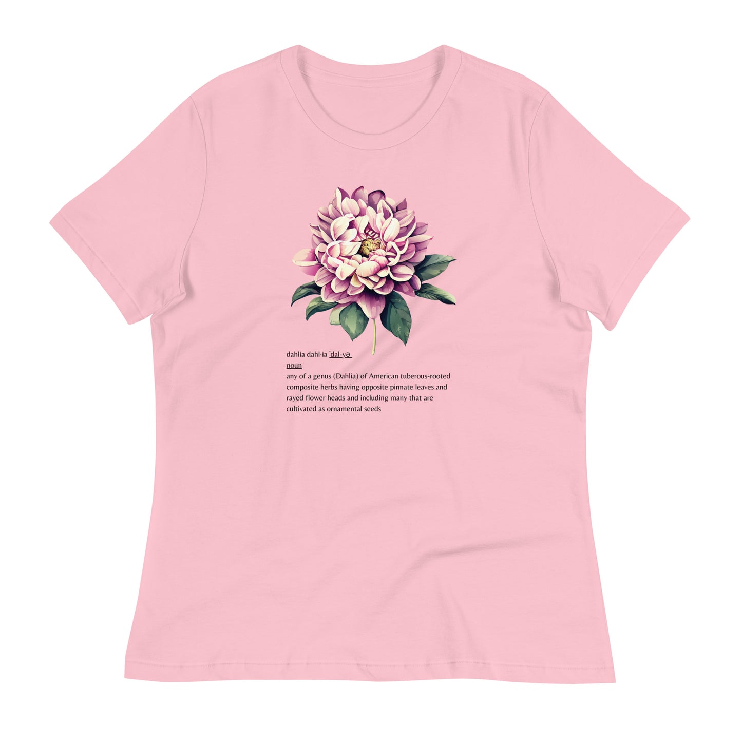 Dahlia Definition women's relaxed t-shirt