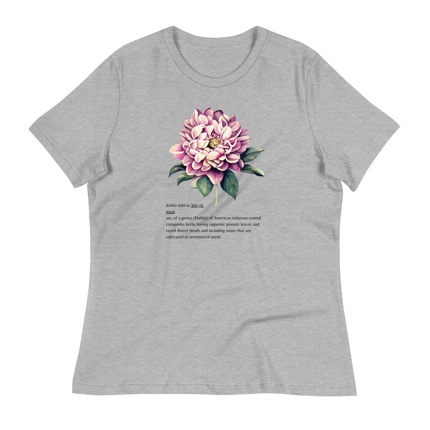 Dahlia Definition women's relaxed t-shirt