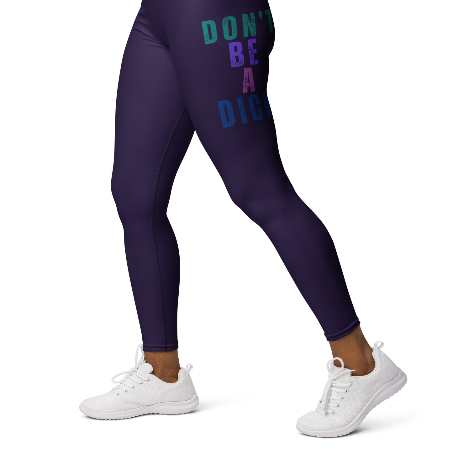 Don't be a dick yoga-leggings