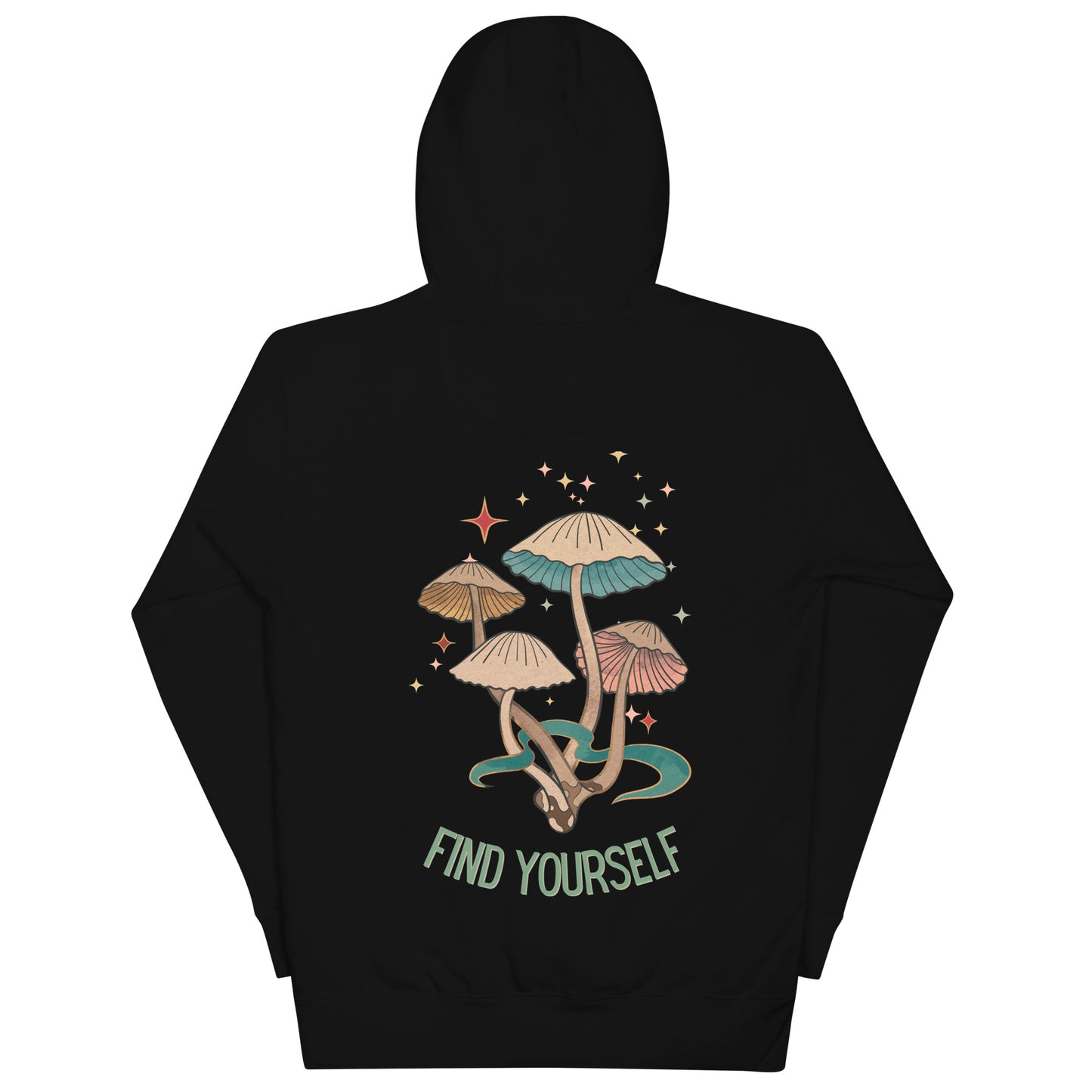 Find Yourself Black Unisex Hoodie