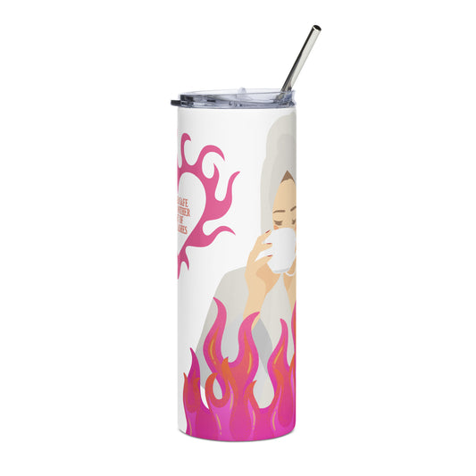 Hot Flash Survivors Stainless steel tumbler