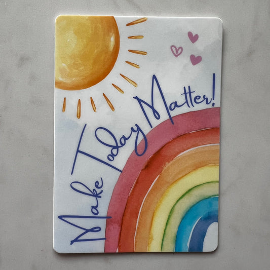 Make Today Matter Sticker for Motivation