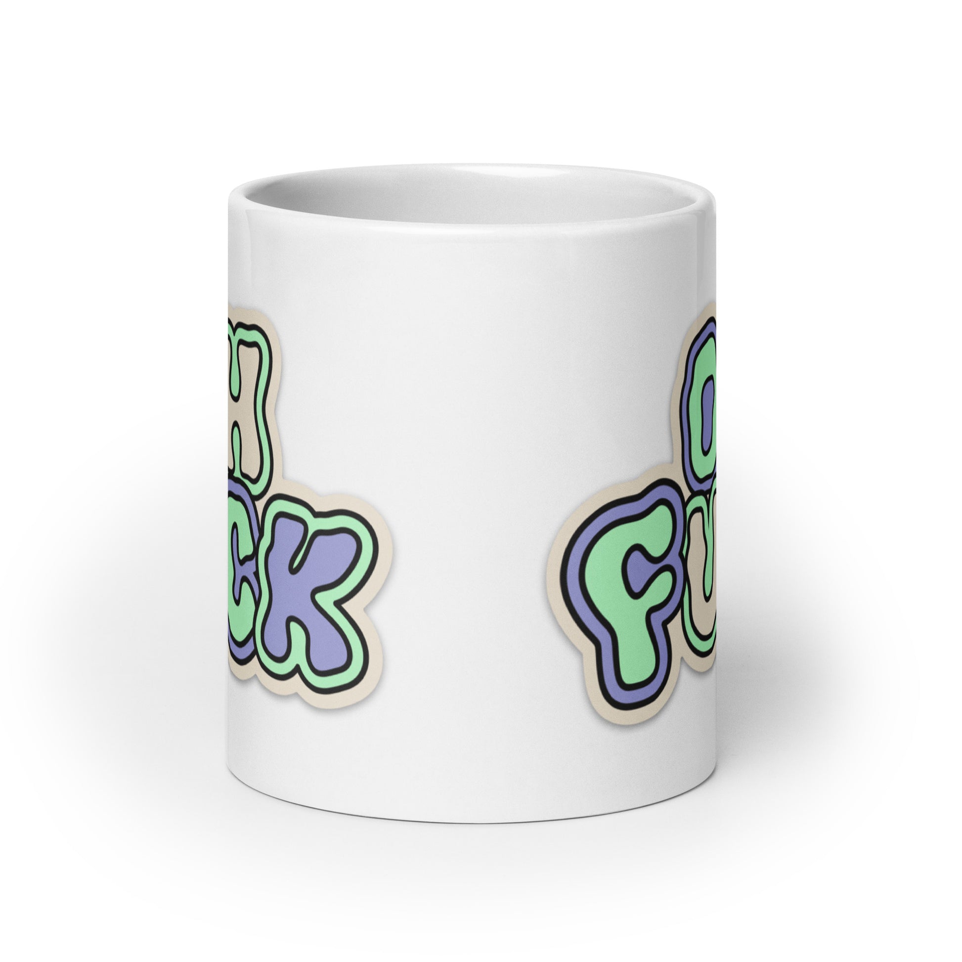 Oh Fuck white Gloss Mug