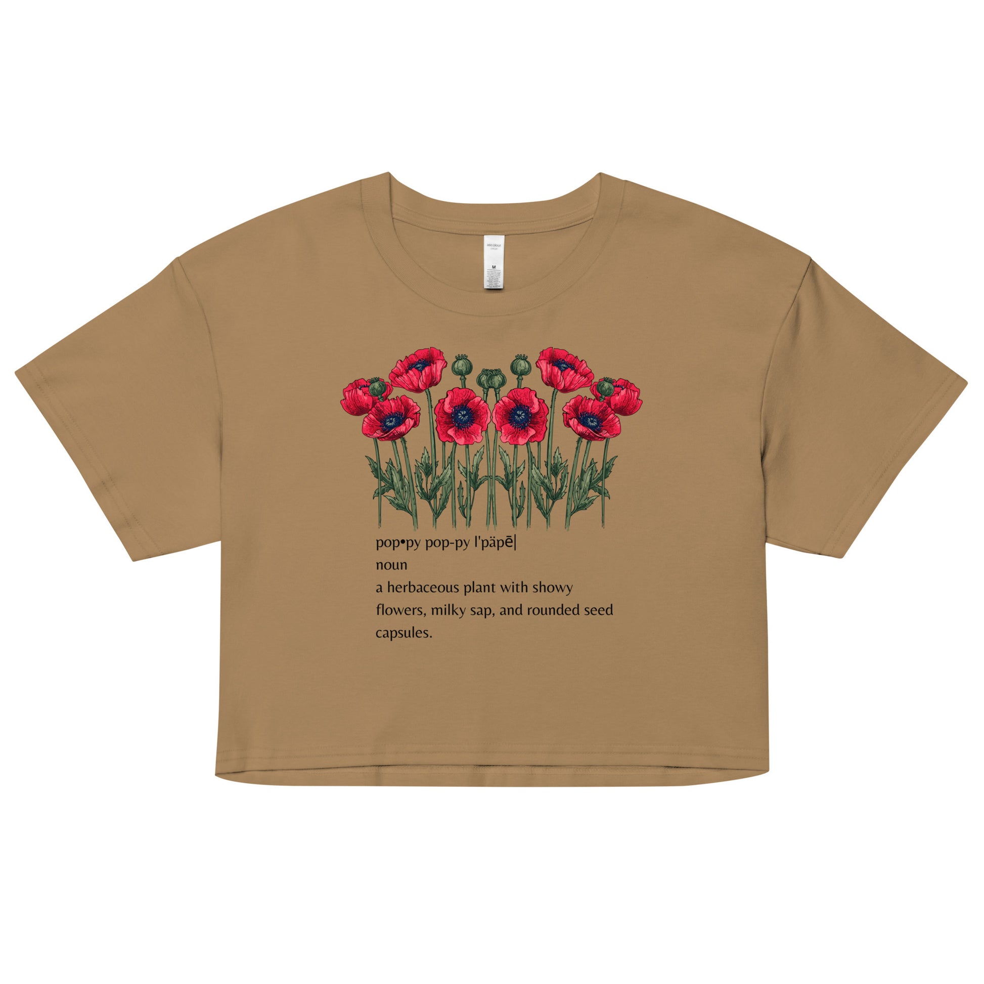 Poppy Definition Women’s crop top