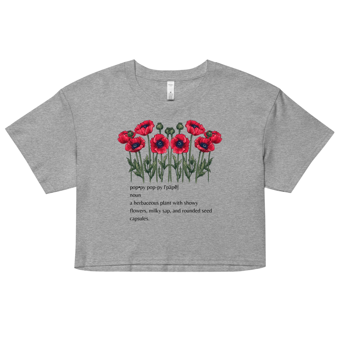 Poppy Definition Women’s crop top