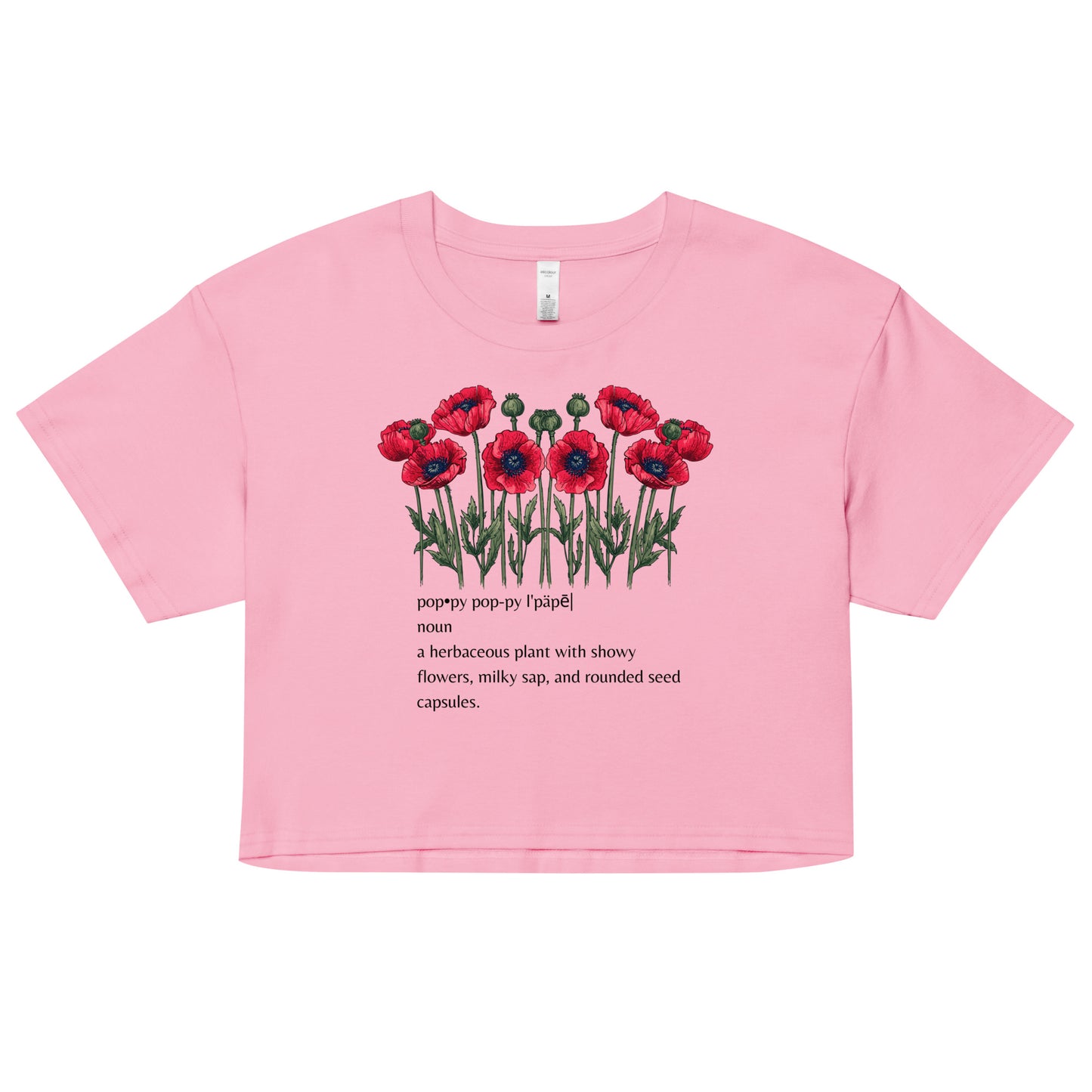 Poppy Definition Women’s crop top