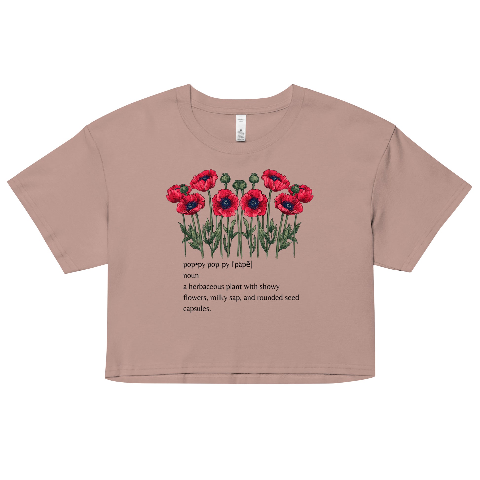 Poppy Definition Women’s crop top