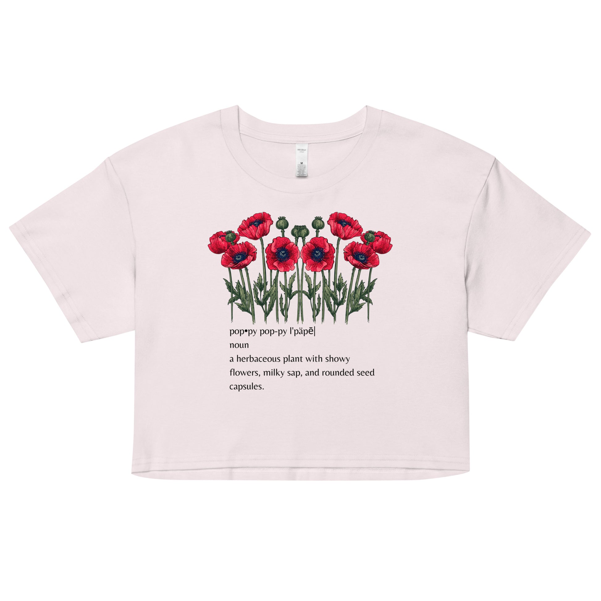 Poppy Definition Women’s crop top