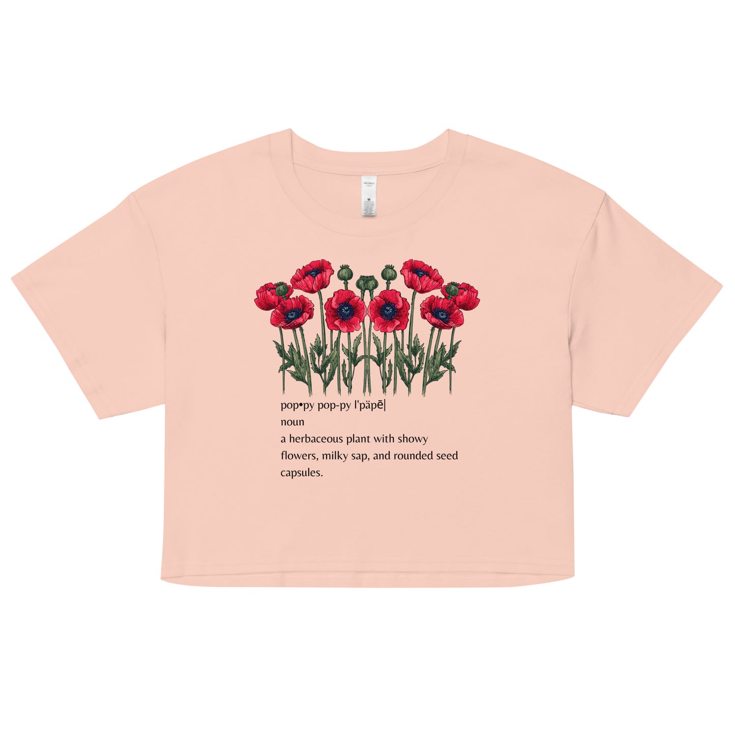 Poppy Definition Women’s crop top