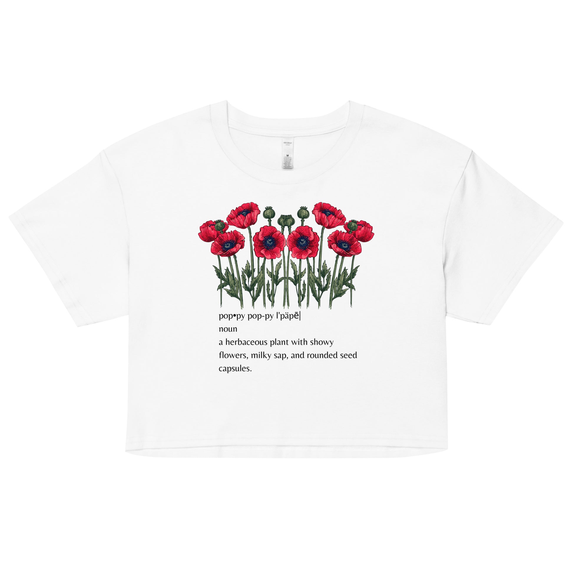 Poppy Definition Women’s crop top