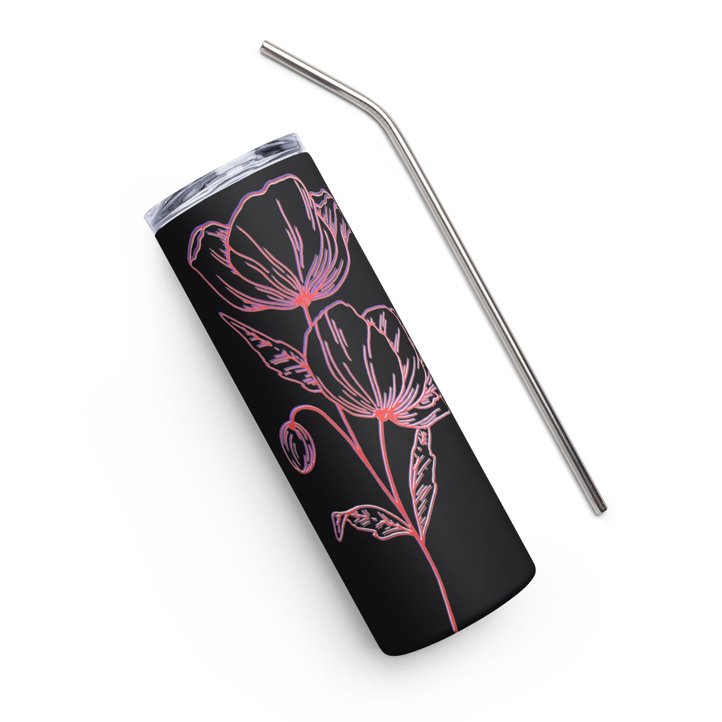 Poppy stainless-steel-tumbler