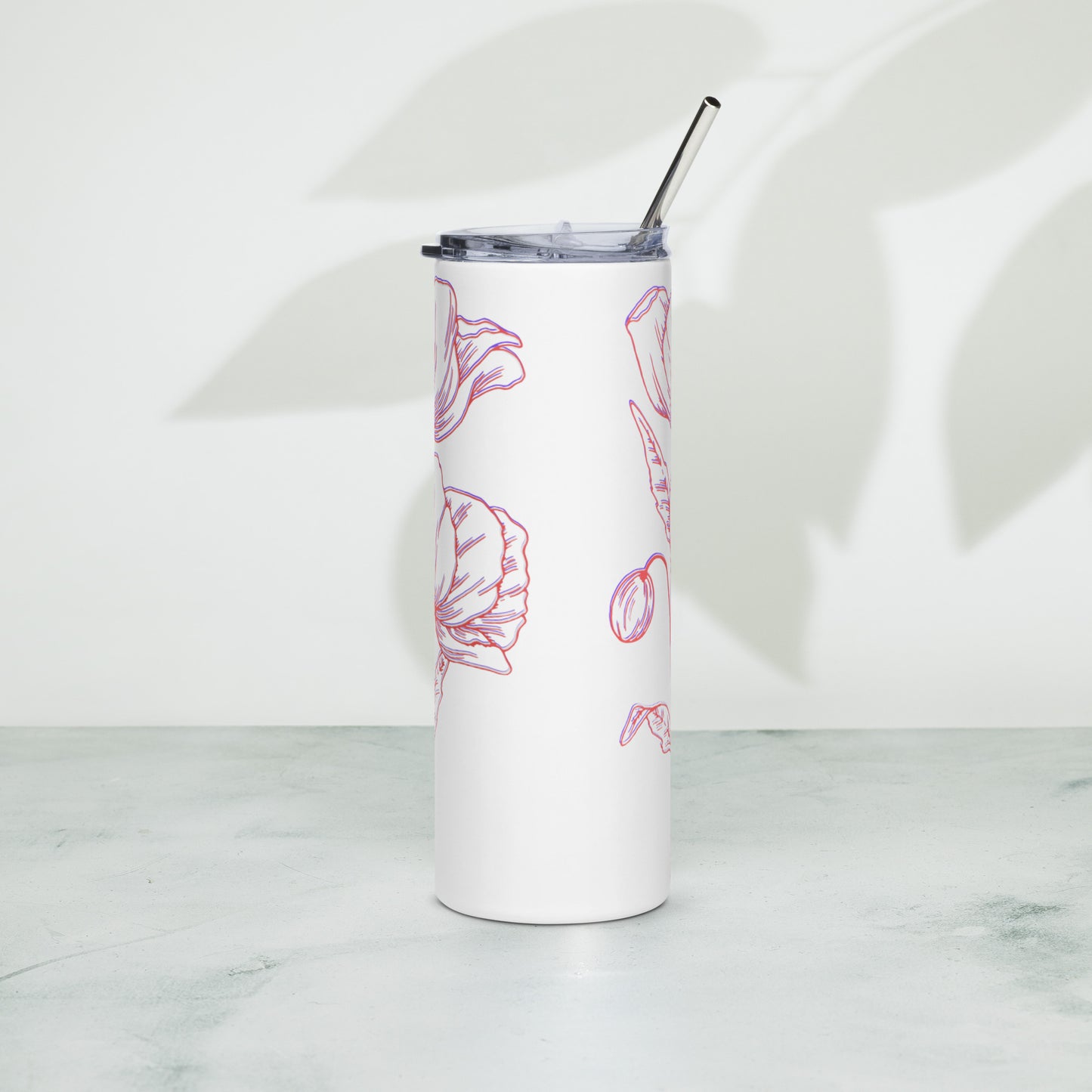 Poppy stainless-steel-tumbler