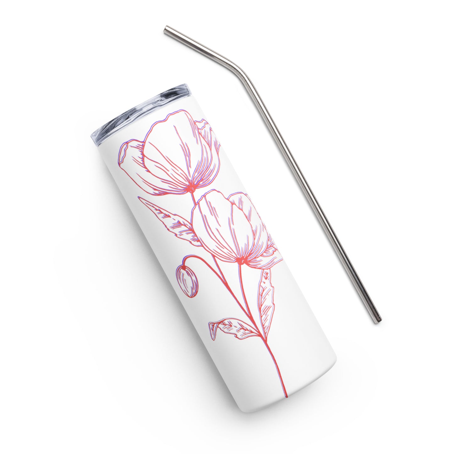 Poppy stainless-steel-tumbler