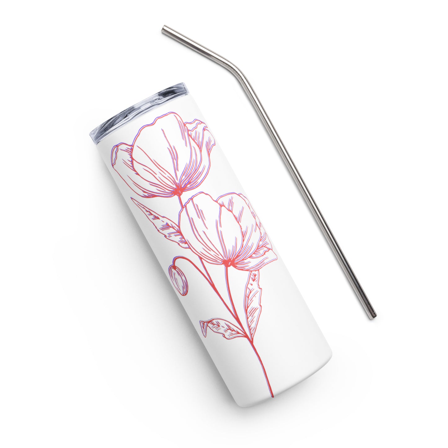 Poppy stainless-steel-tumbler