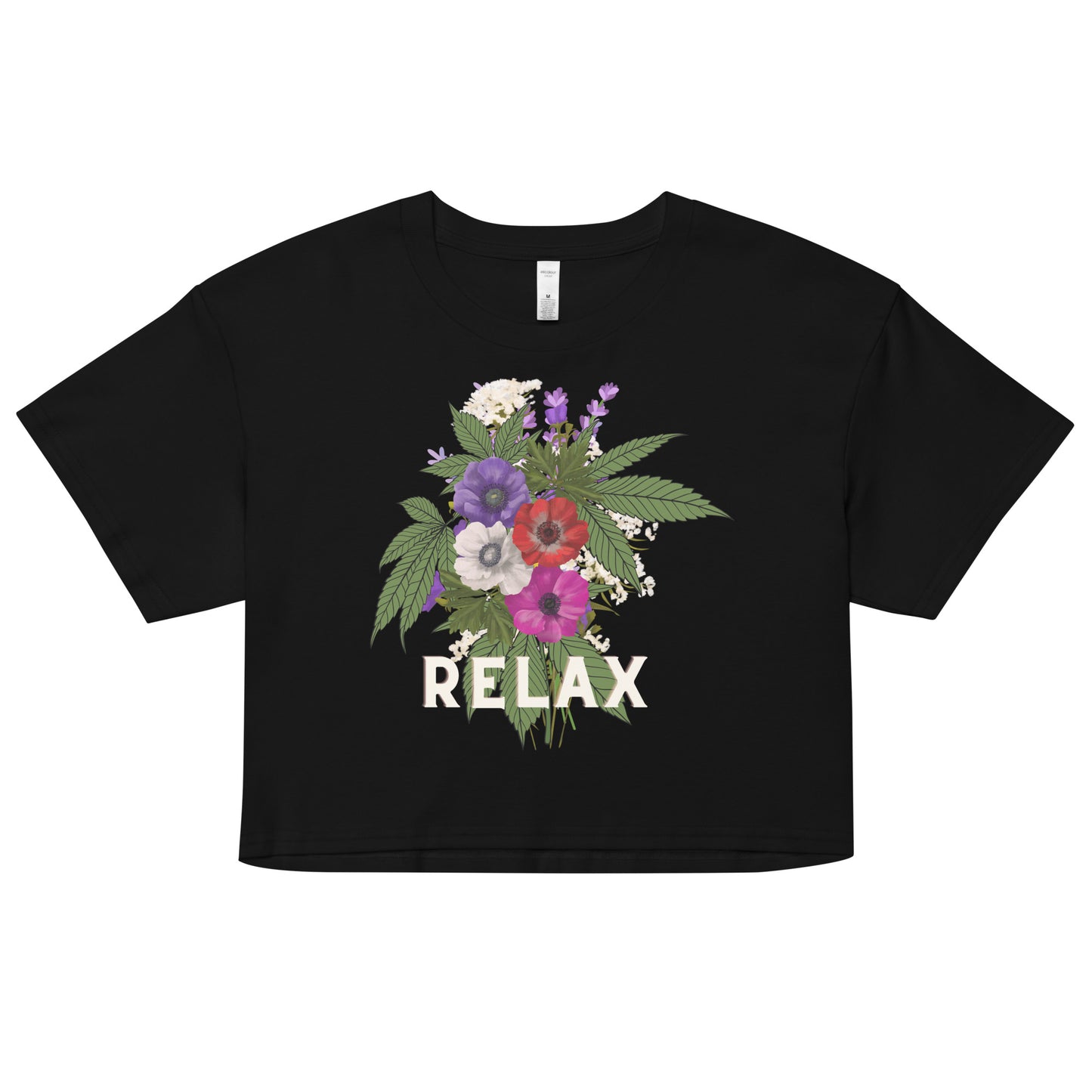 Relax Canna Women's Cropped Top