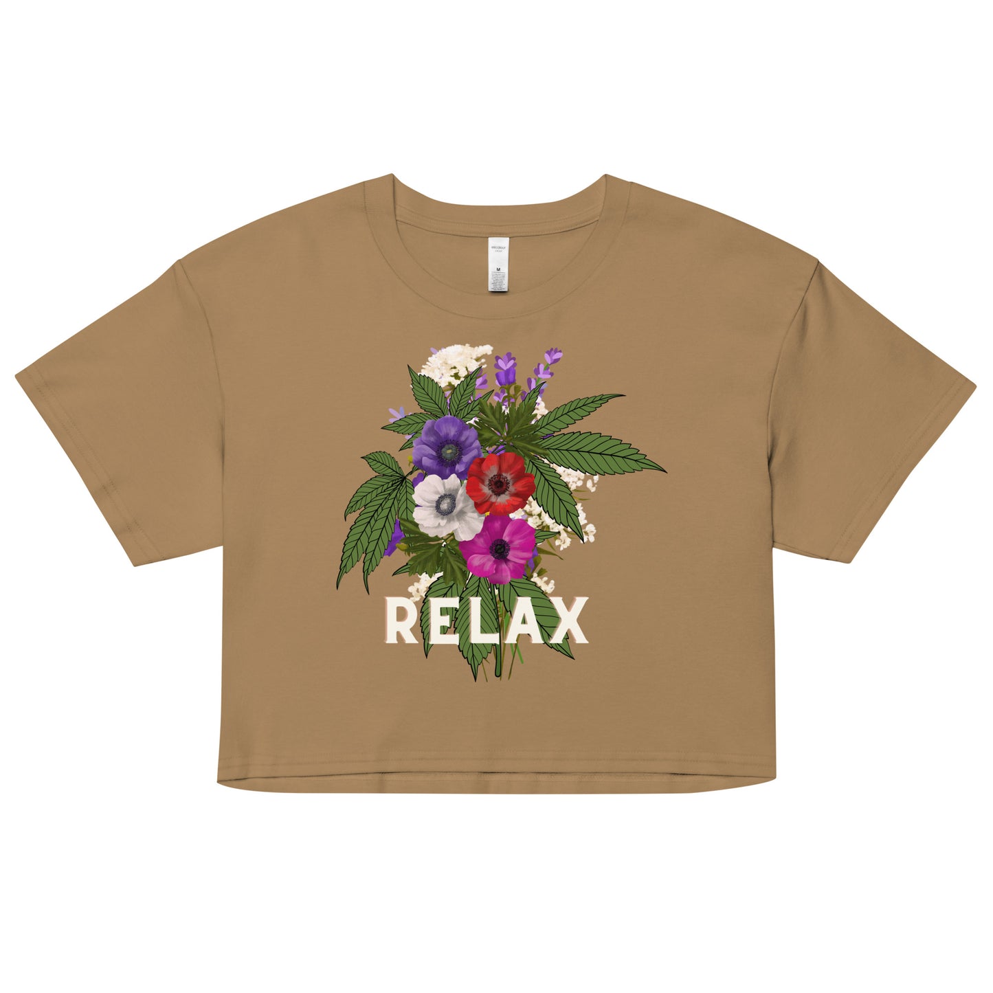 Relax Canna Women's Cropped Top