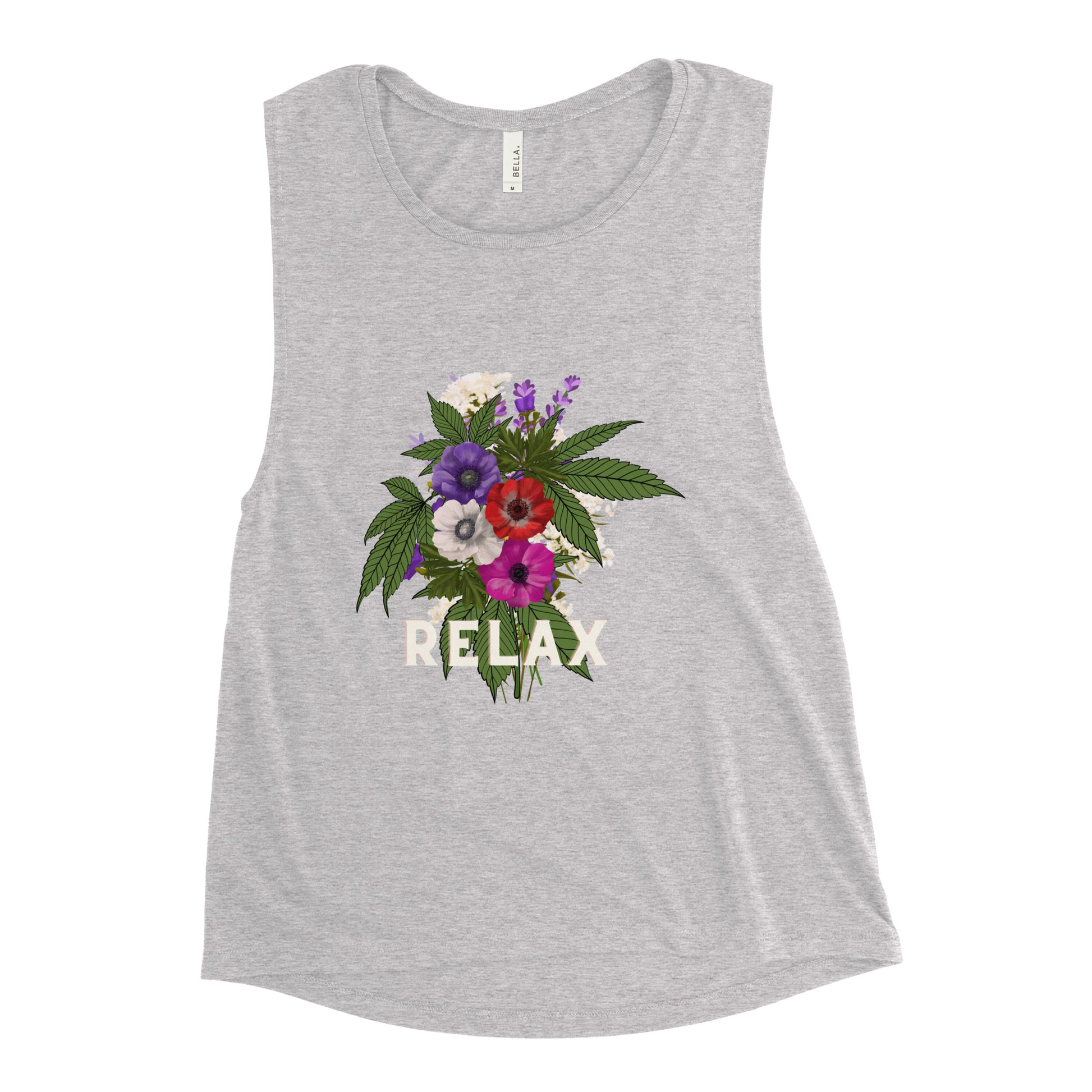 Relax Canna women's-muscle-tank