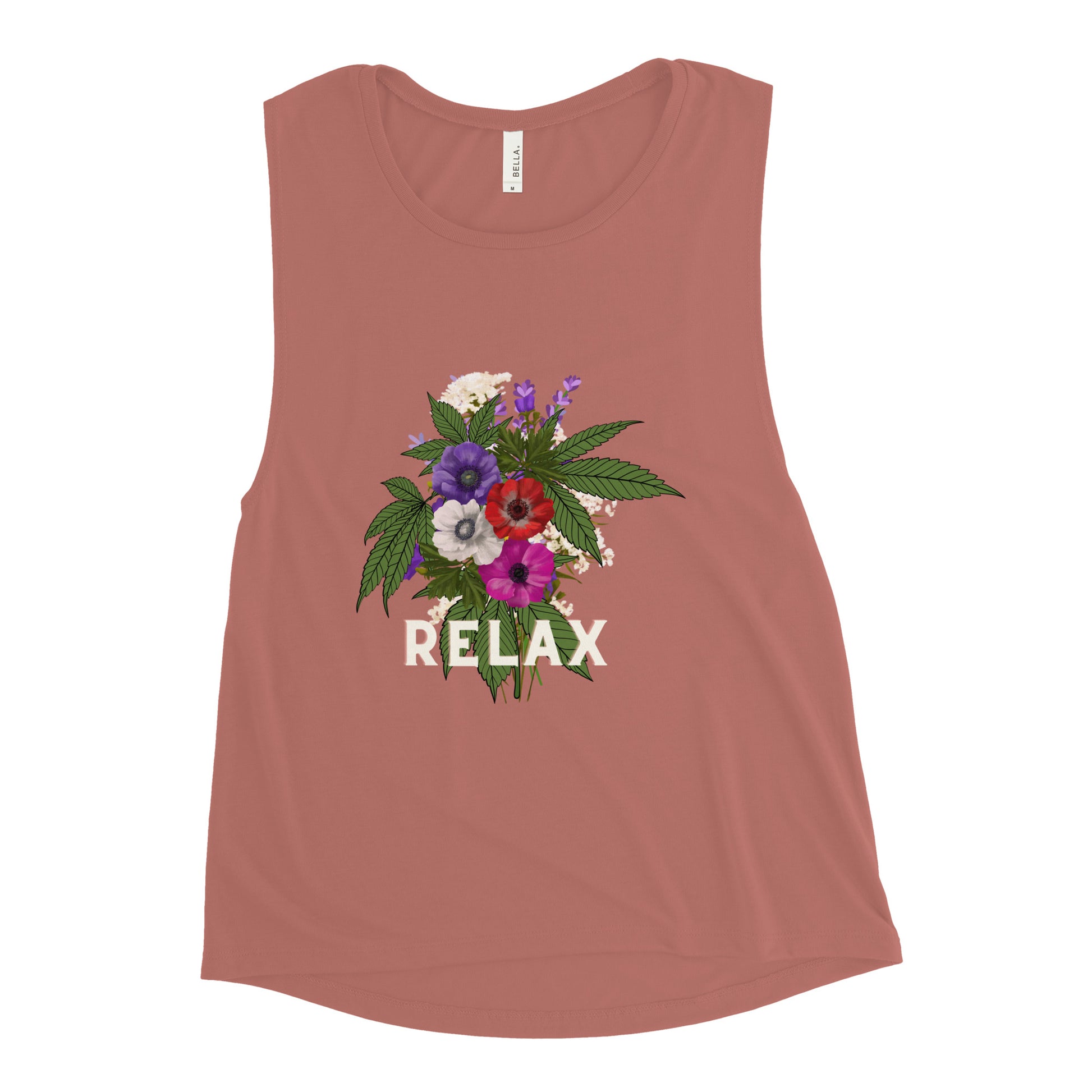 Relax Canna womens-muscle-tank