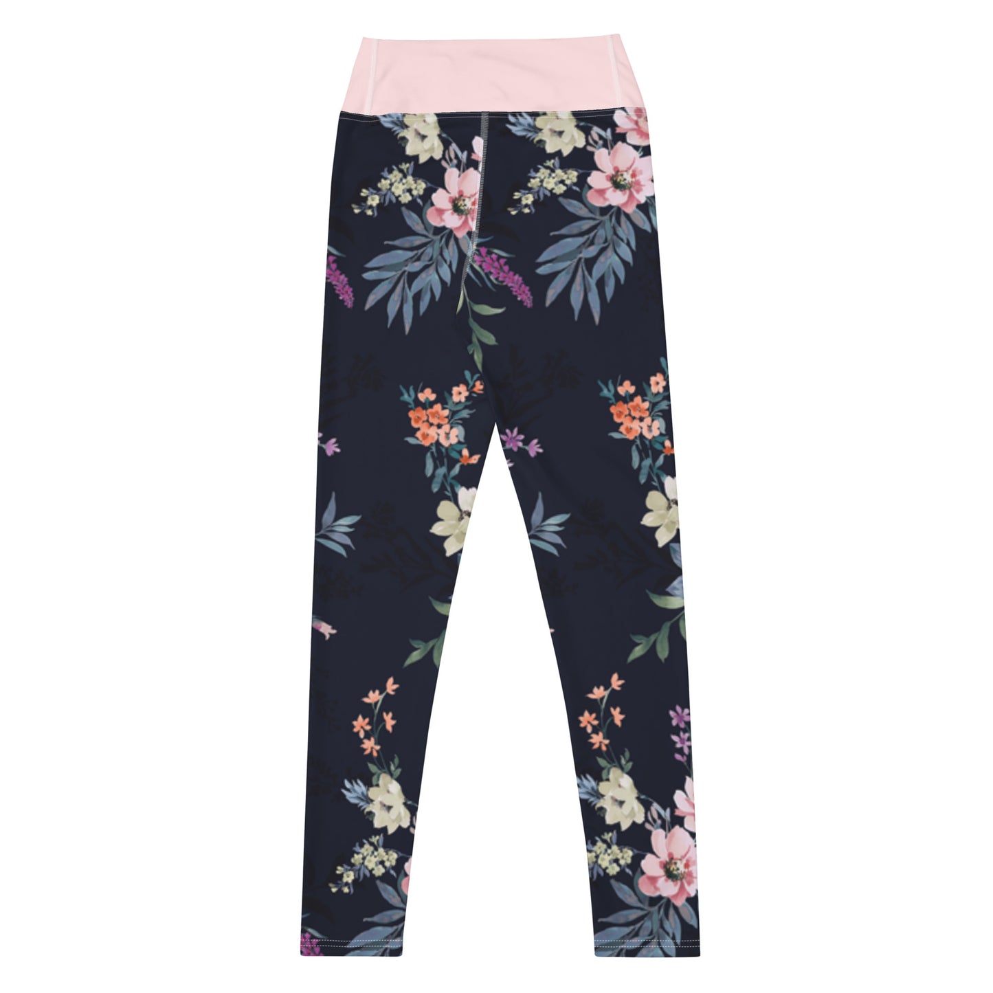 Spring Vibes Floral Yoga Leggings