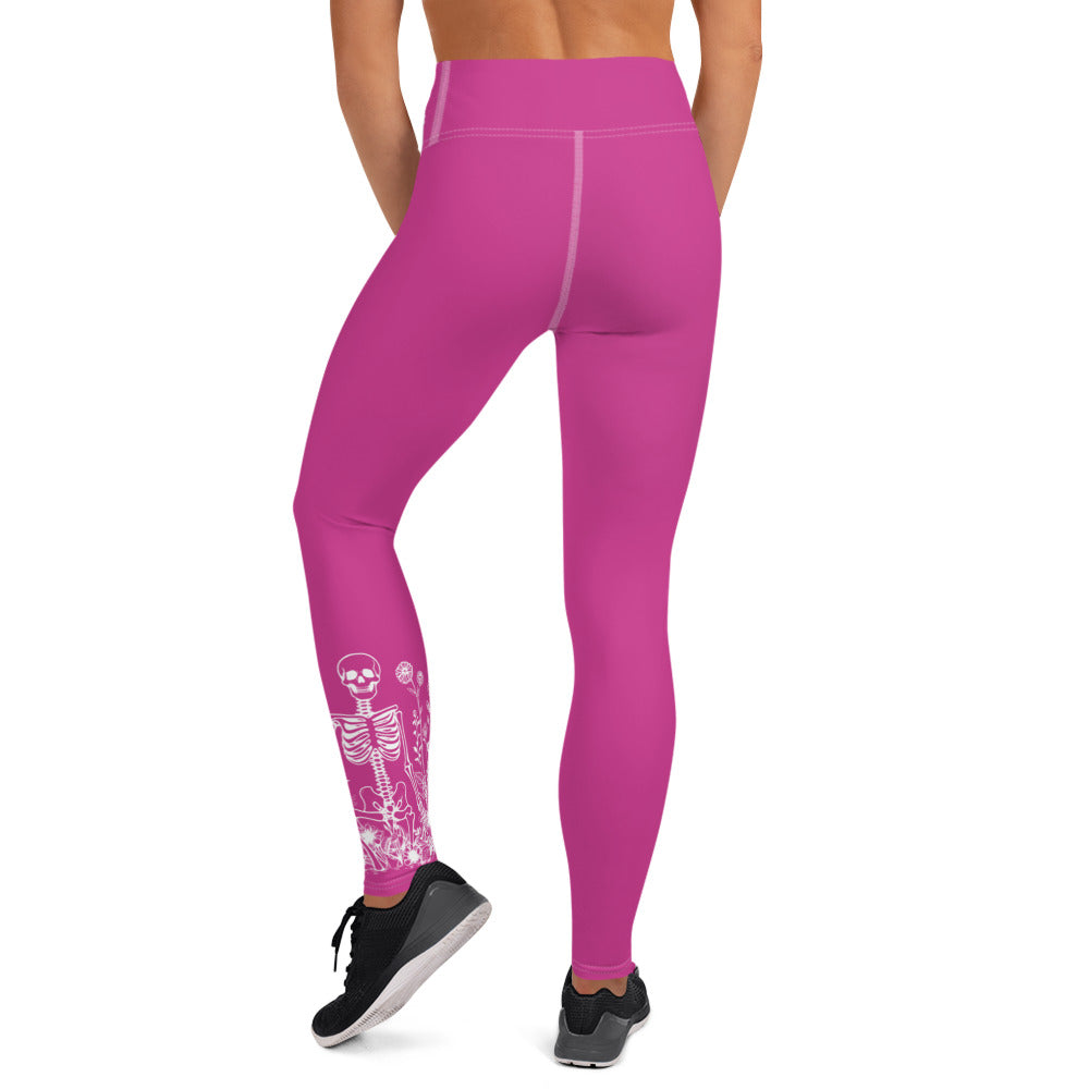 Too Late Pinks Yoga Leggings