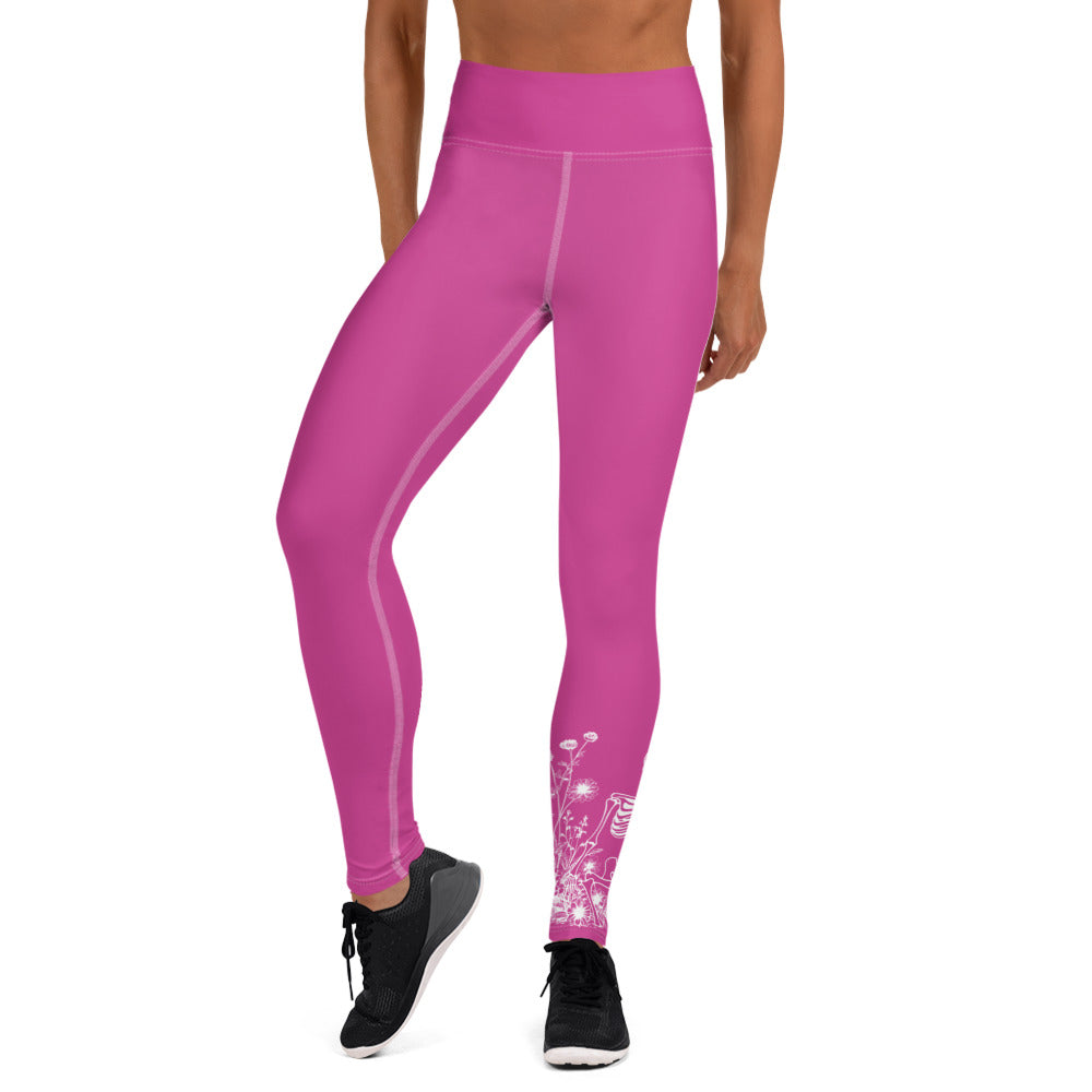 Too Late Pinks Yoga Leggings