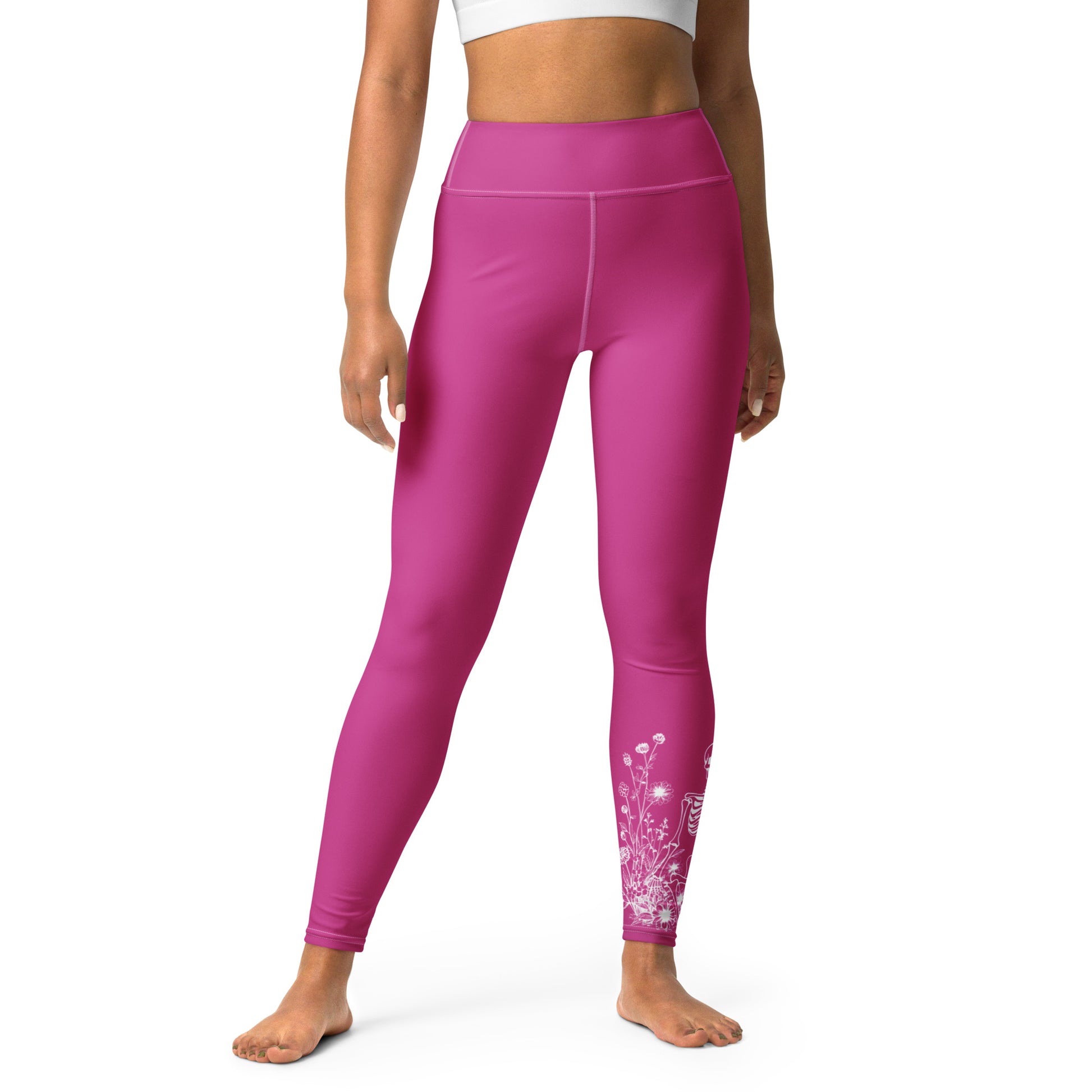 Too Late Pinks Yoga Leggings