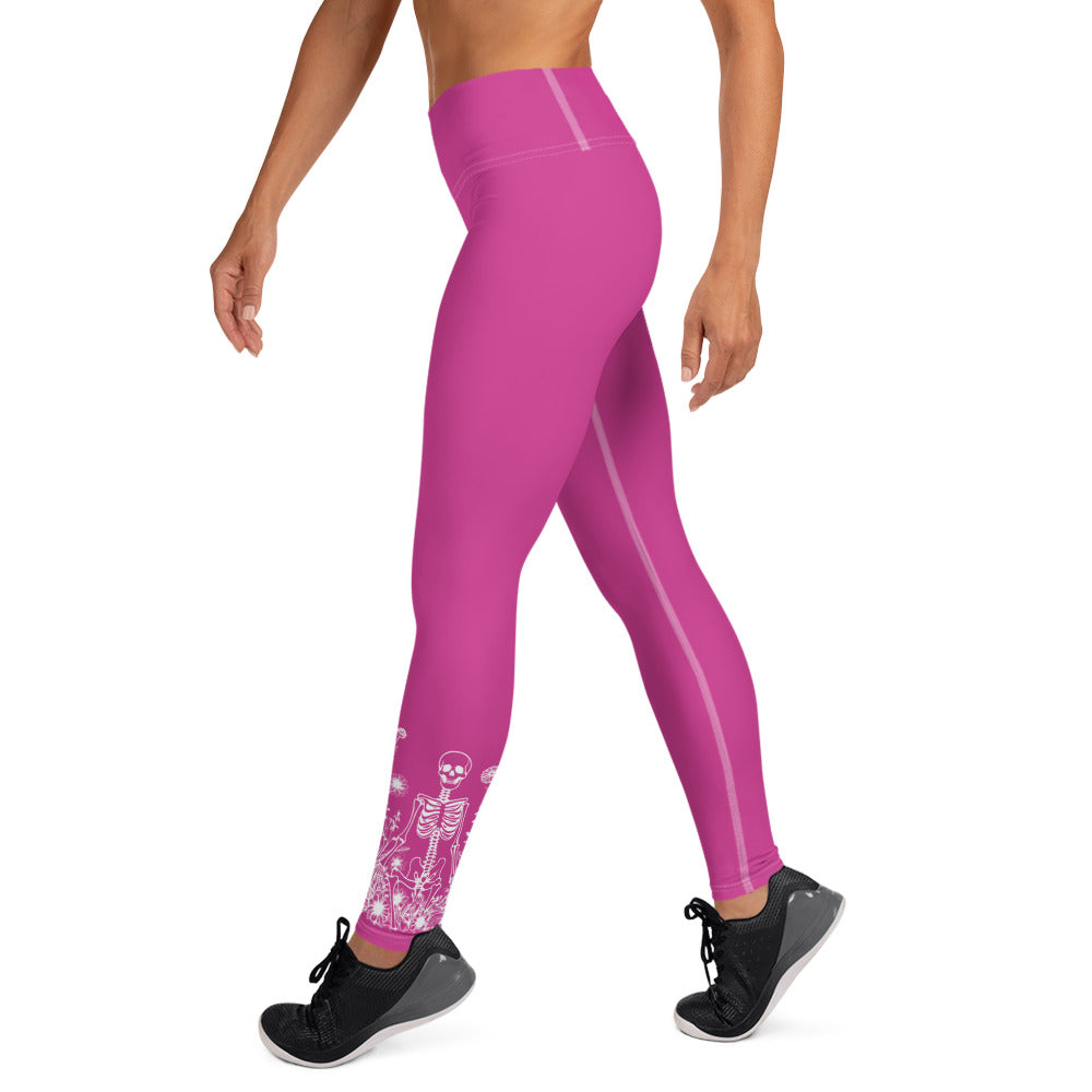 Too Late Pinks Yoga Leggings