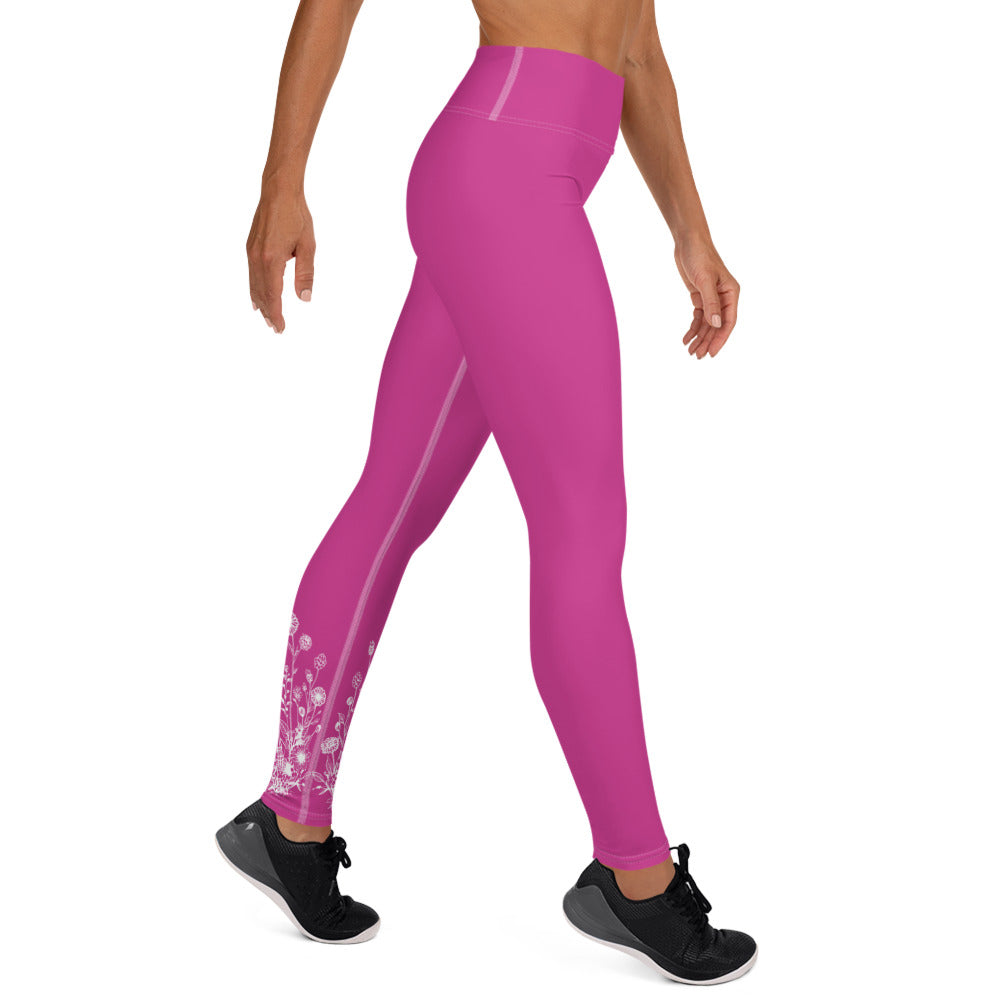 Too Late Pinks Yoga Leggings