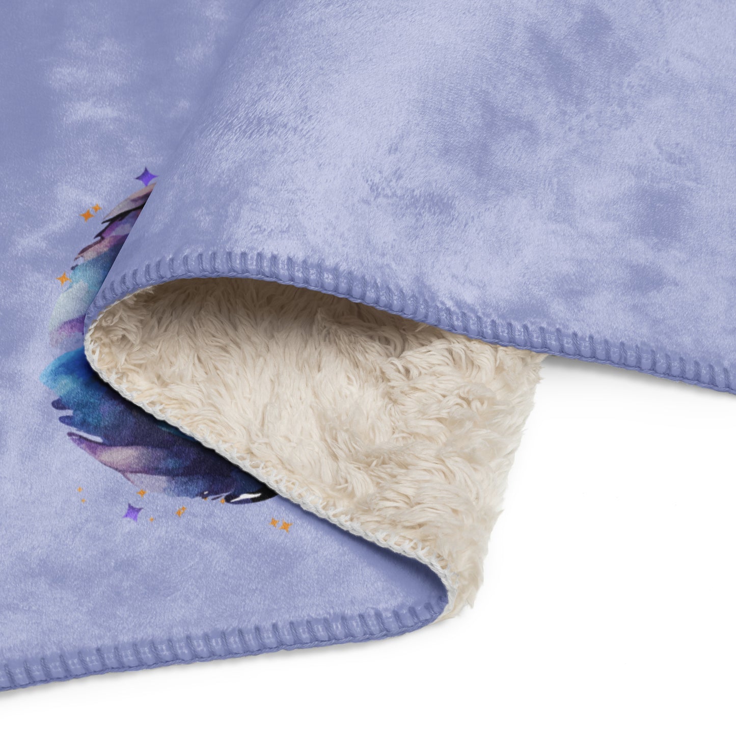 You Can’t Wait Designed Sherpa blanket