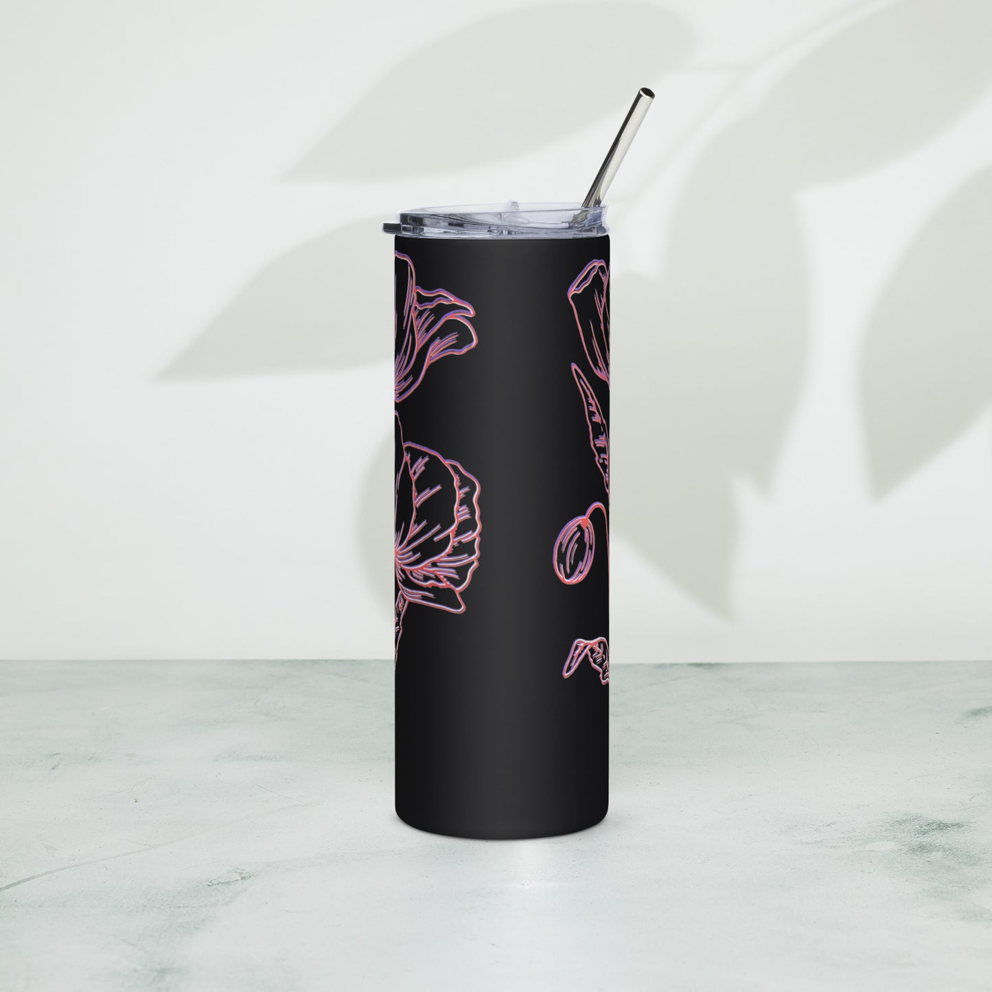 Poppy stainless-steel-tumbler