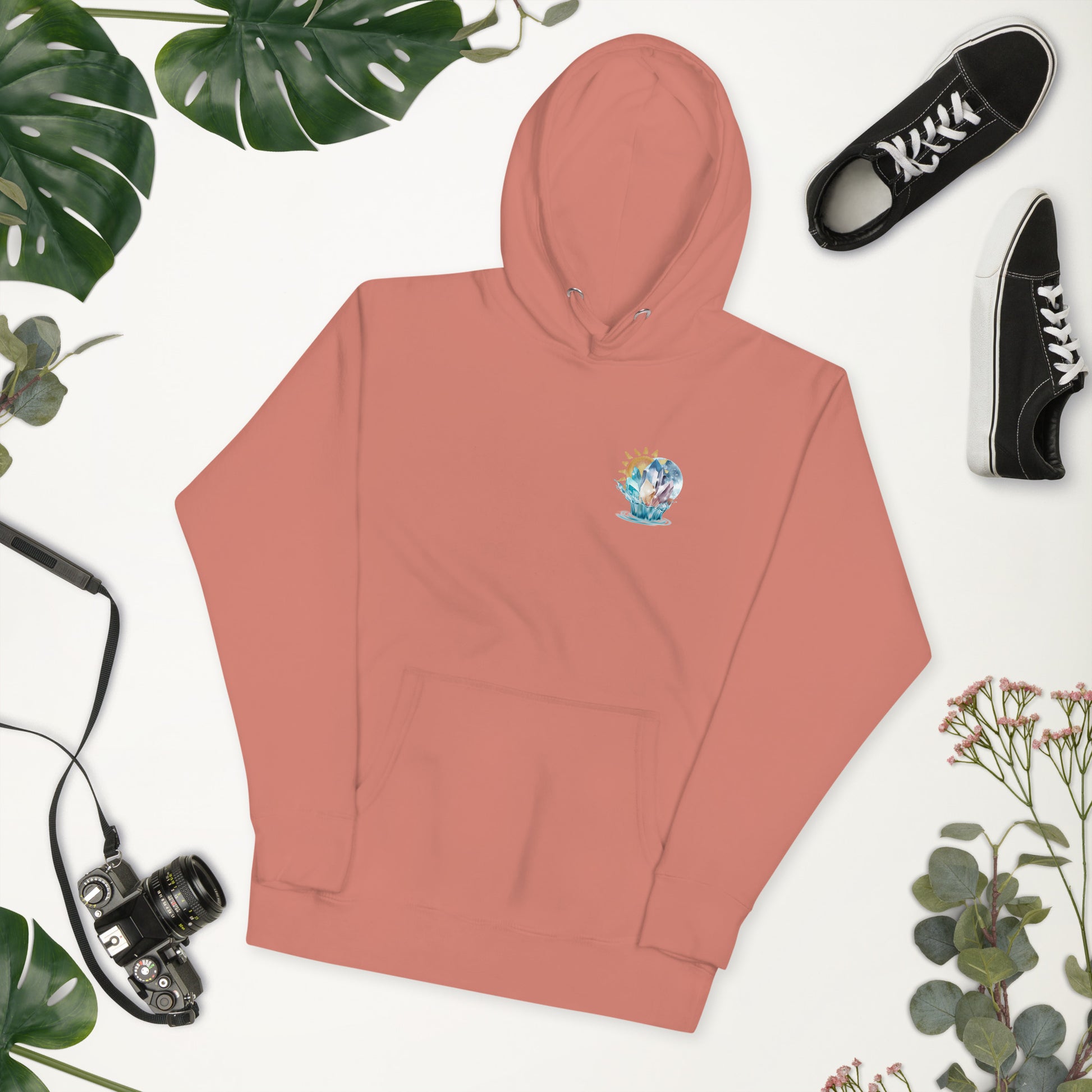 Celestial Harmony Dusty Rose Unisex Hoodie