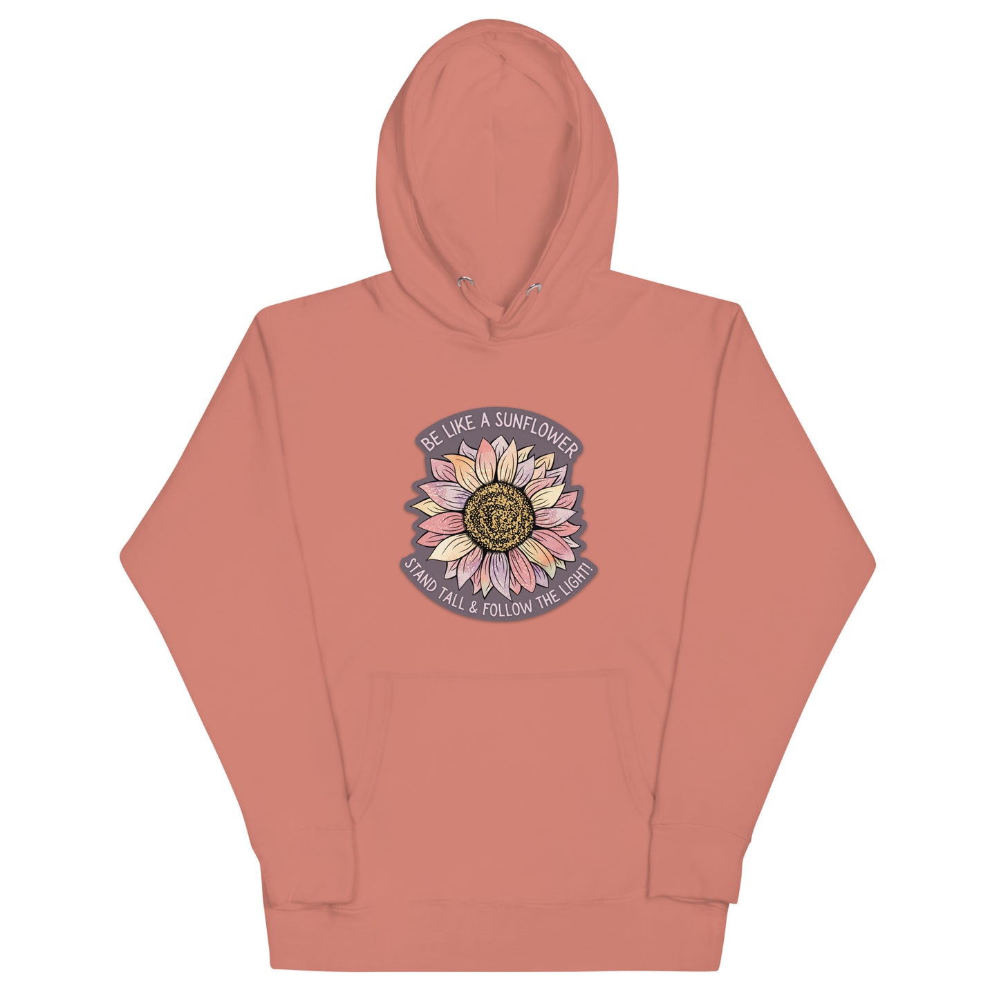 Sunflower sticker unisex hoodie