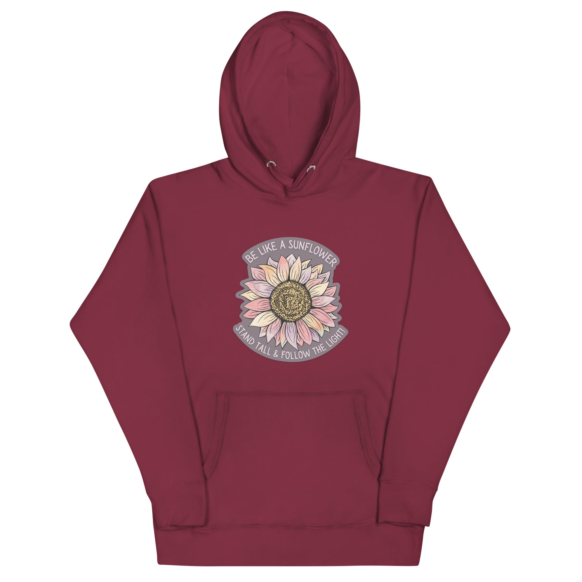 Sunflower sticker unisex hoodie