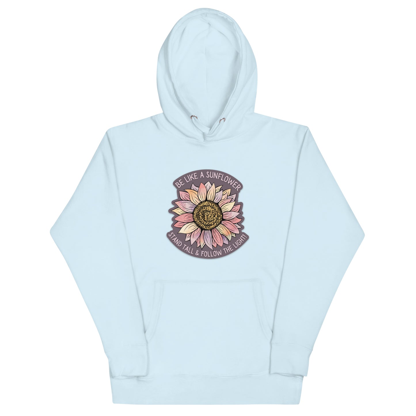 Sunflower sticker unisex hoodie