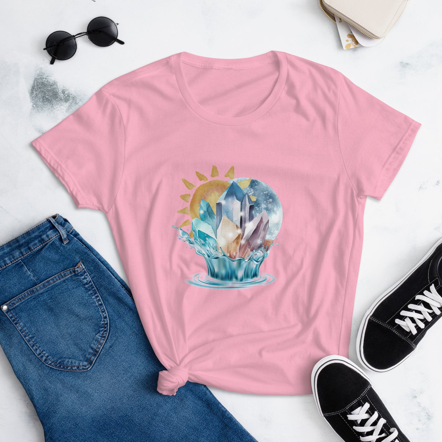 Celestial Harmony Charity Pink Women's short sleeve t-shirt